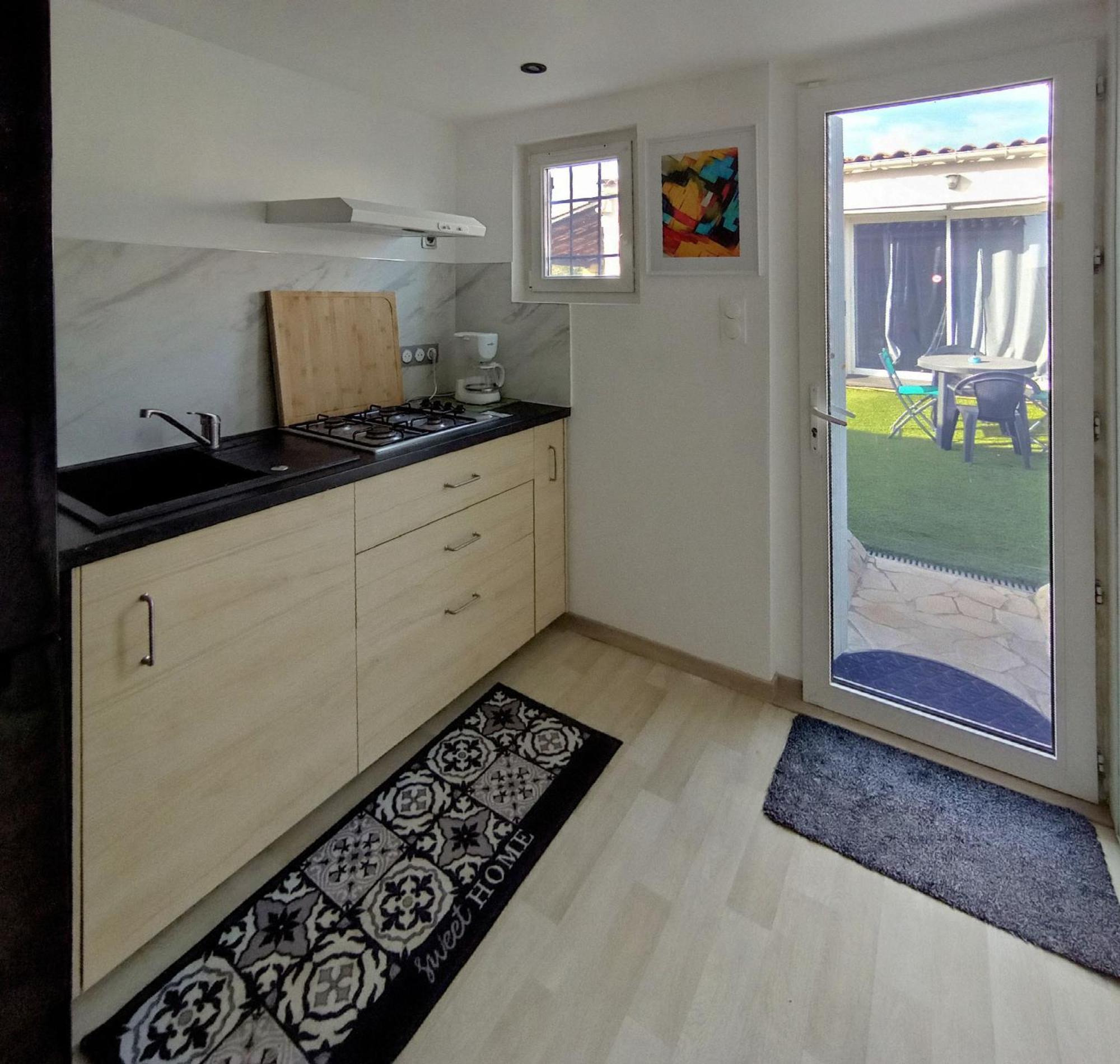 Studio L'Obrador 25 M2 - Cuisine & Terrasse - Acces Piscine Rieux-Minervois 외부 사진